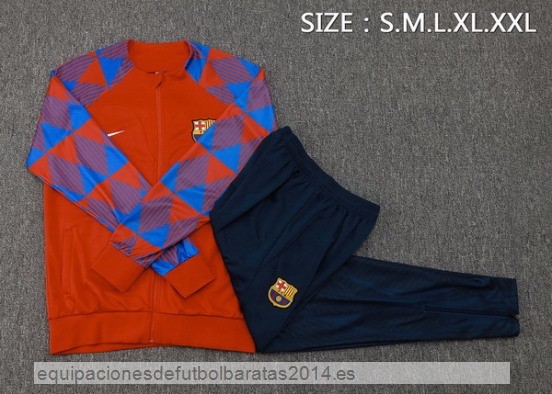 Nuevo Conjunto Completo Ropa Deportiva Con Cremallera Larga Barcelona 23/24 Rojo Azul Baratas